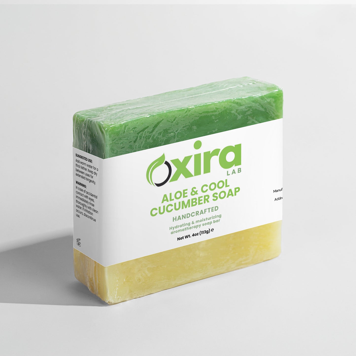 Aloe & Cool Cucumber Soap handcrafted in USA