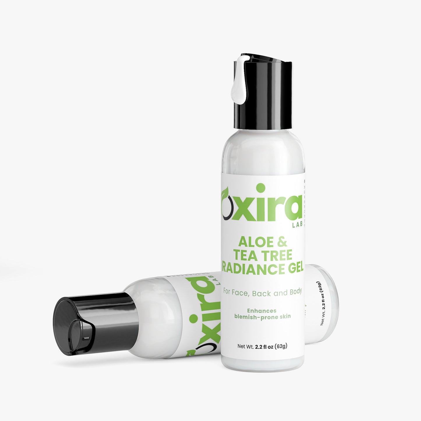 Aloe & Tea Tree Radiance Gel with key ingredients