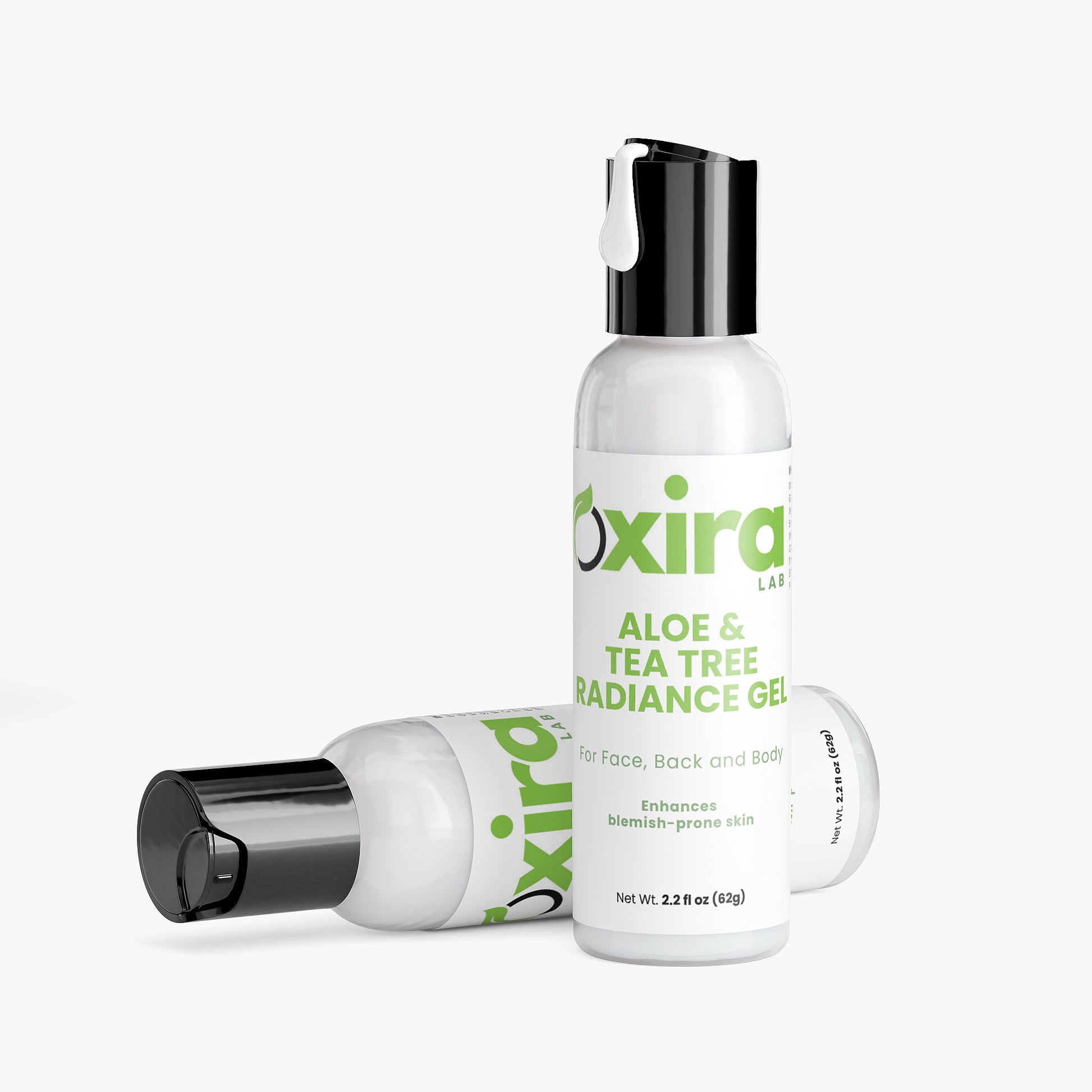 Aloe & Tea Tree Radiance Gel with key ingredients