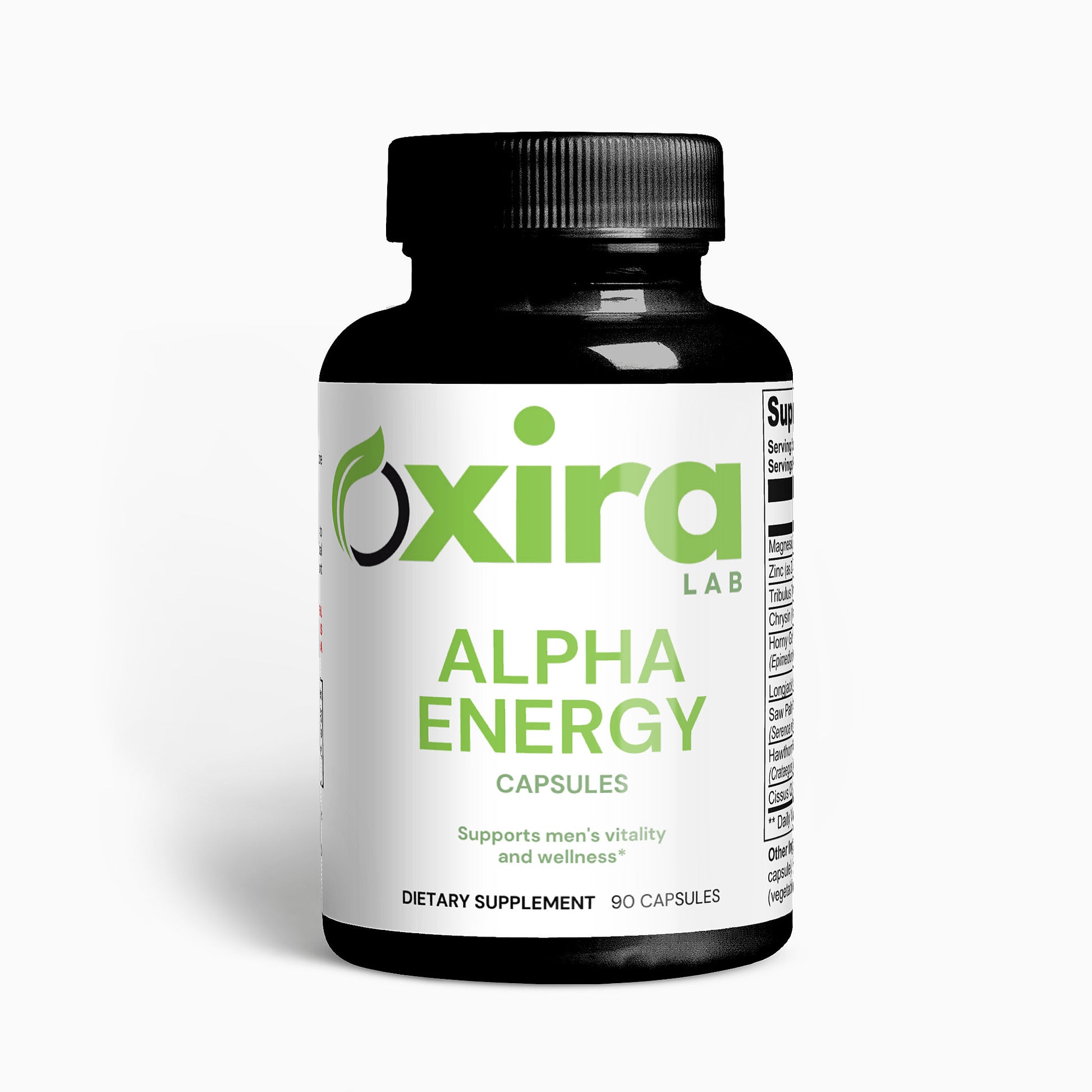 Men’s Vitality and Wellness Supplement bottle