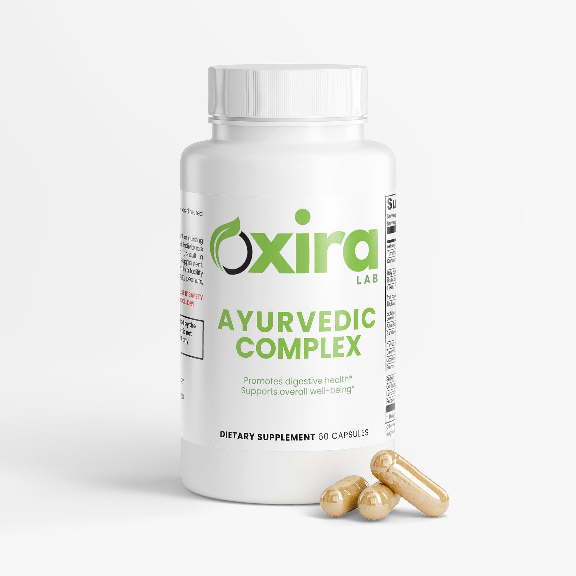 Ayurvedic Herbal Blend with Holy Basil, Triphala, and Brahmi
