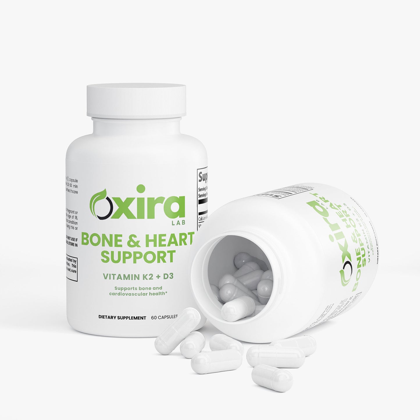 Bone and Heart Support with Vitamin D3 and K2 – Daily Wellness Capsules