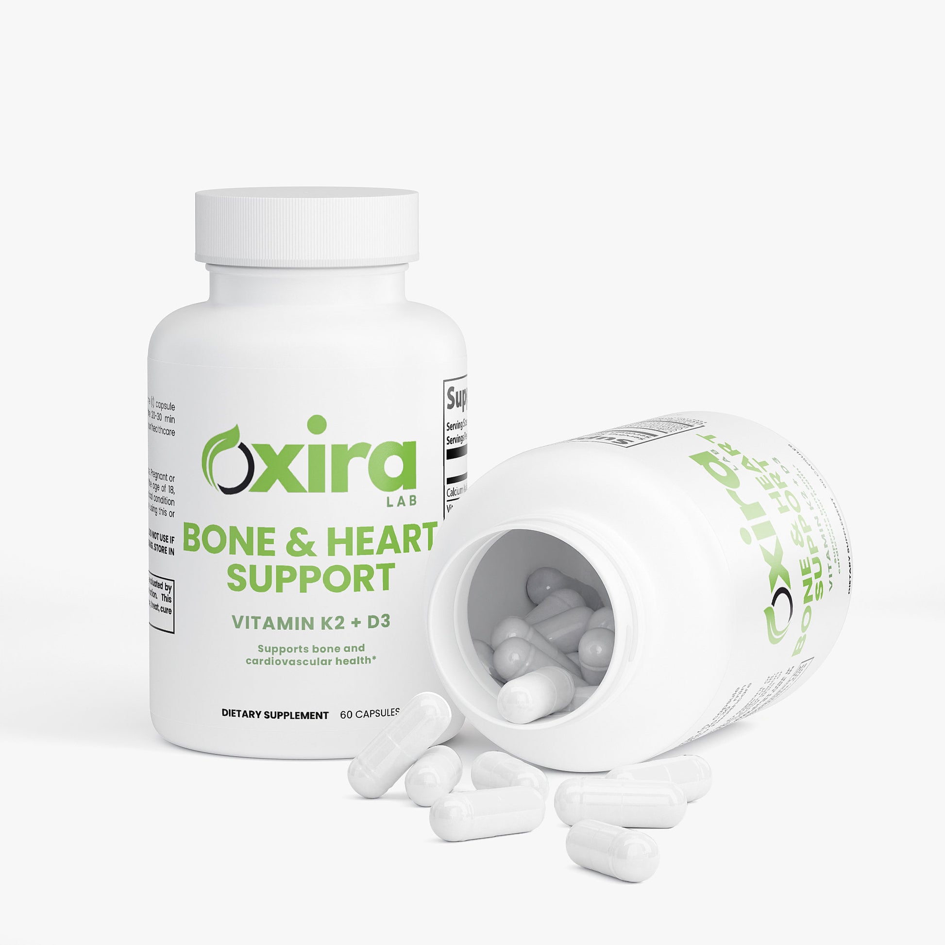 Bone and Heart Support with Vitamin D3 and K2 – Daily Wellness Capsules