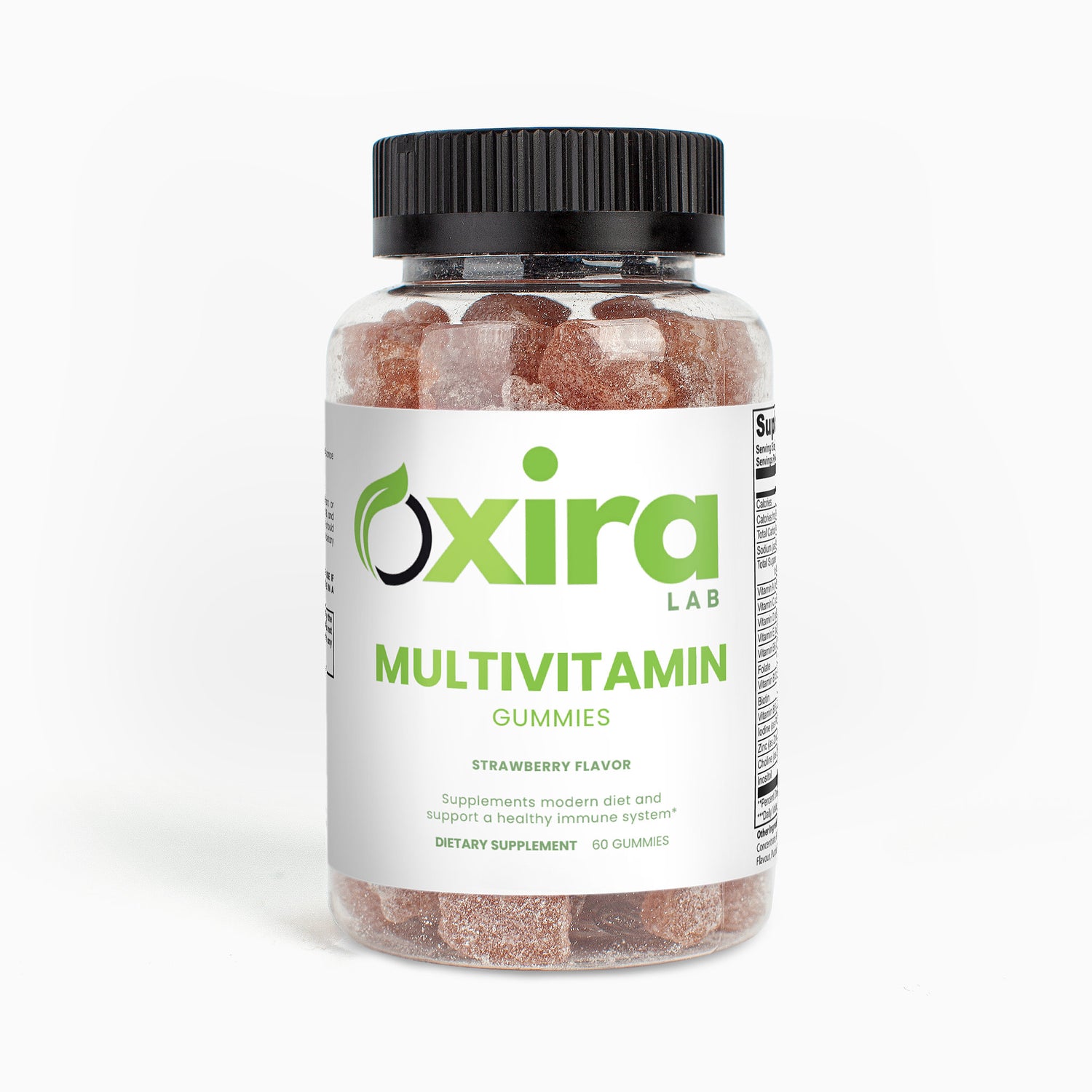 Adult Multivitamin Bear Gummies Supplement – Front Bottle Label