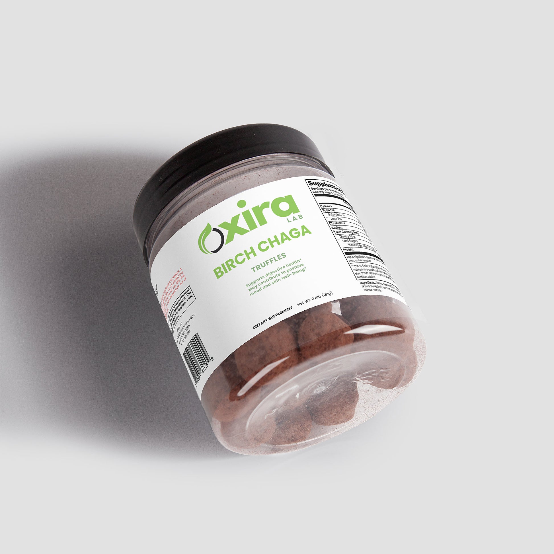 Chaga Mushroom Truffles Supplement – Natural Antioxidant Capsules