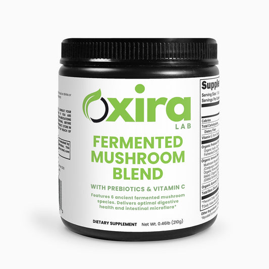 Fermented Mushroom Blend Supplement – Product Packaging Front