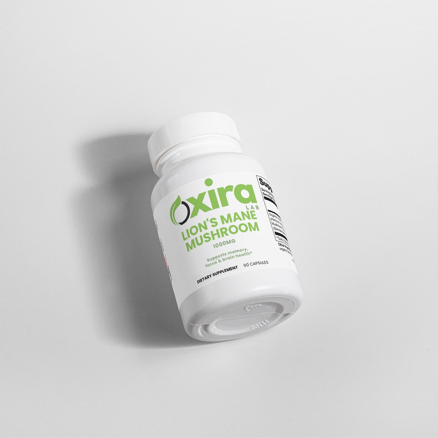 Lion’s Mane Mushroom Supplement Capsules – Daily Wellness Routine