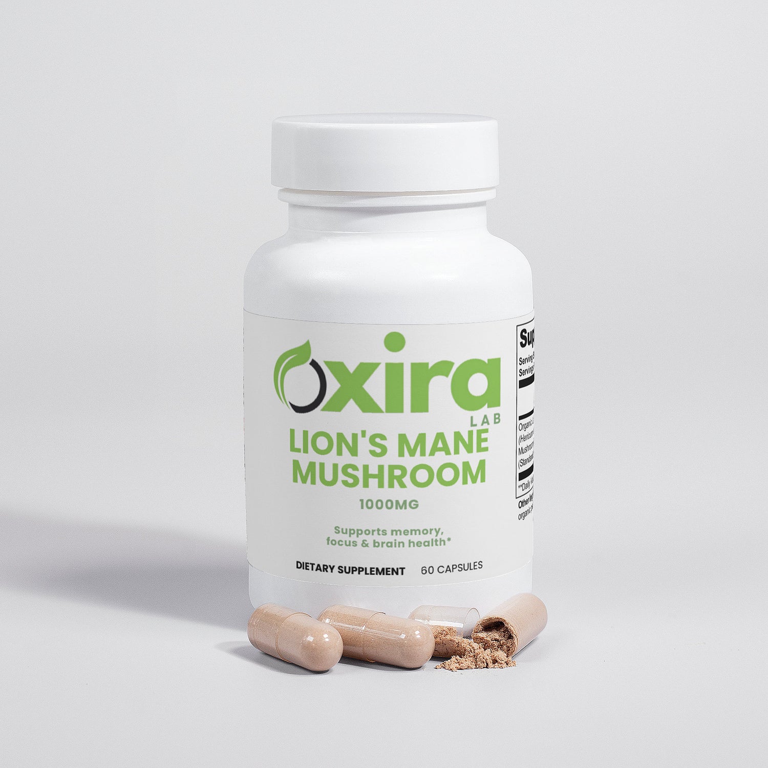 Lion’s Mane Mushroom Supplement Capsules – Focus and Balance Support