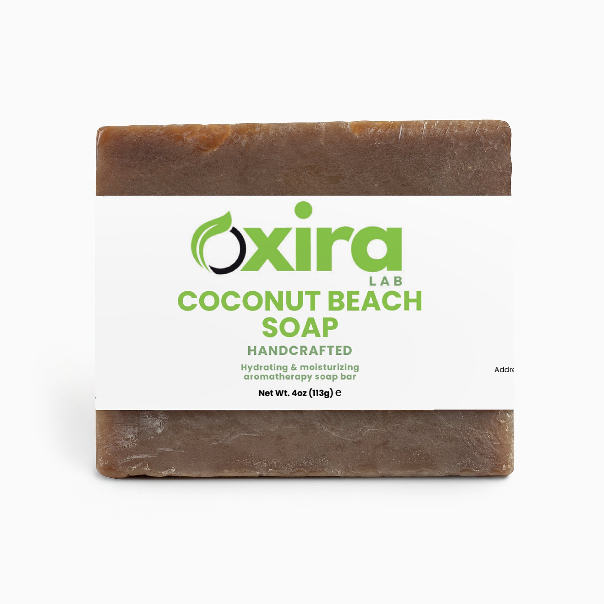 Coconut Beach Soap for Sensitive Skin – Tropical Skincare Bar Front Packaging