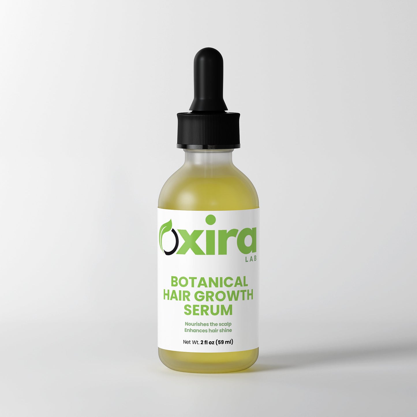 Botanical Hair Growth Serum with Rosemary and Ginger – Dropper Application on Scalp