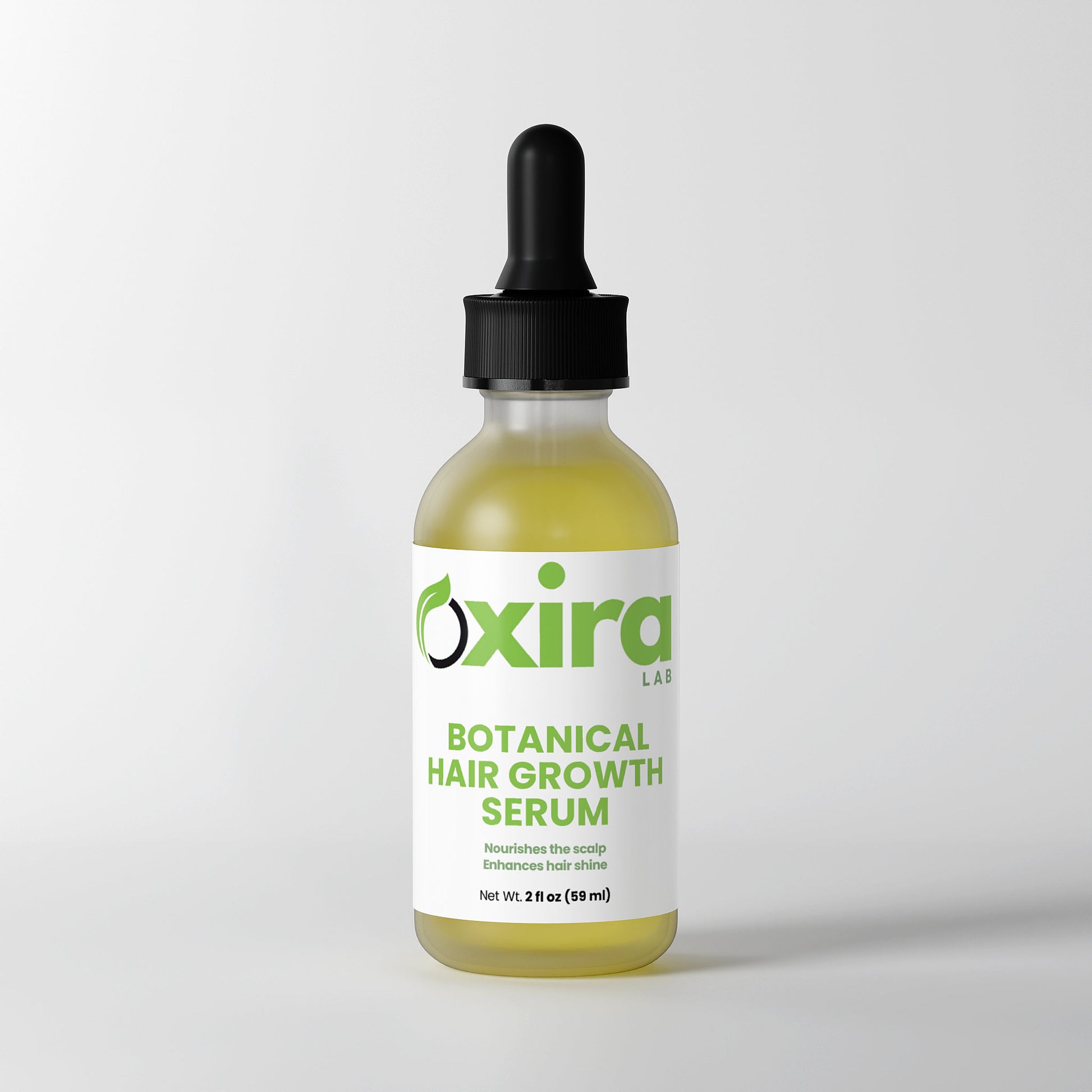 Botanical Hair Growth Serum with Rosemary and Ginger – Dropper Application on Scalp