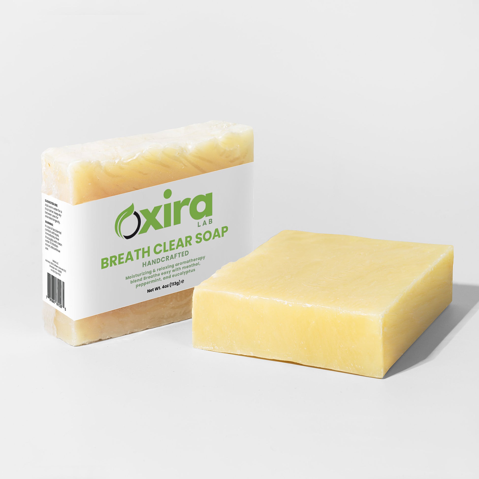 Breathe Clear Soap – Invigorating Menthol Face and Body Bar