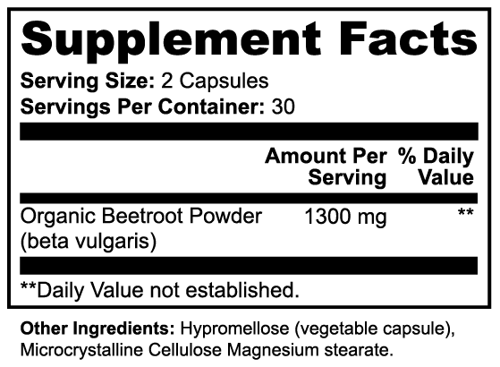 Beetroot Nitric Oxide Booster – Blood Flow and Recovery Support