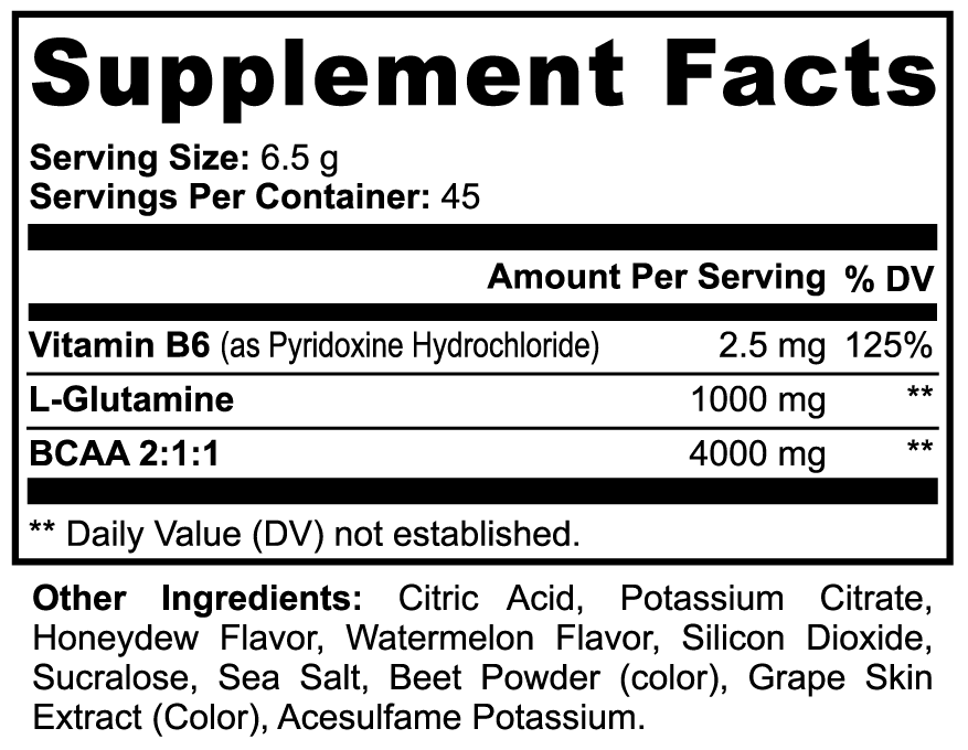 BCAA Post Workout Powder Supplement – Essential Training Recovery Drink